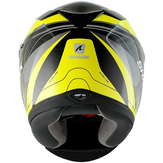 Casque de moto intégral Shark S700 PINLOCK S700 PINLOCK LAB Noir jaune HI-VISION