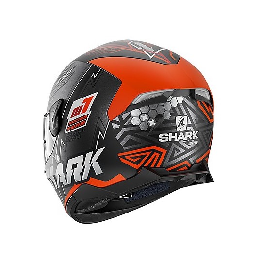 Casque de moto intégral Shark SKWAL 2.2 Noxxys Mat Black Matt Orange