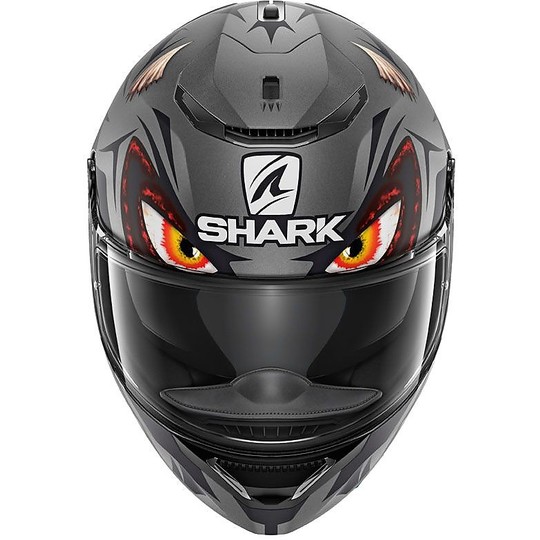 Casque de moto intégral Shark SPARTAN 1.2 Replica Lorenzo Opaco GP Anthracite noir