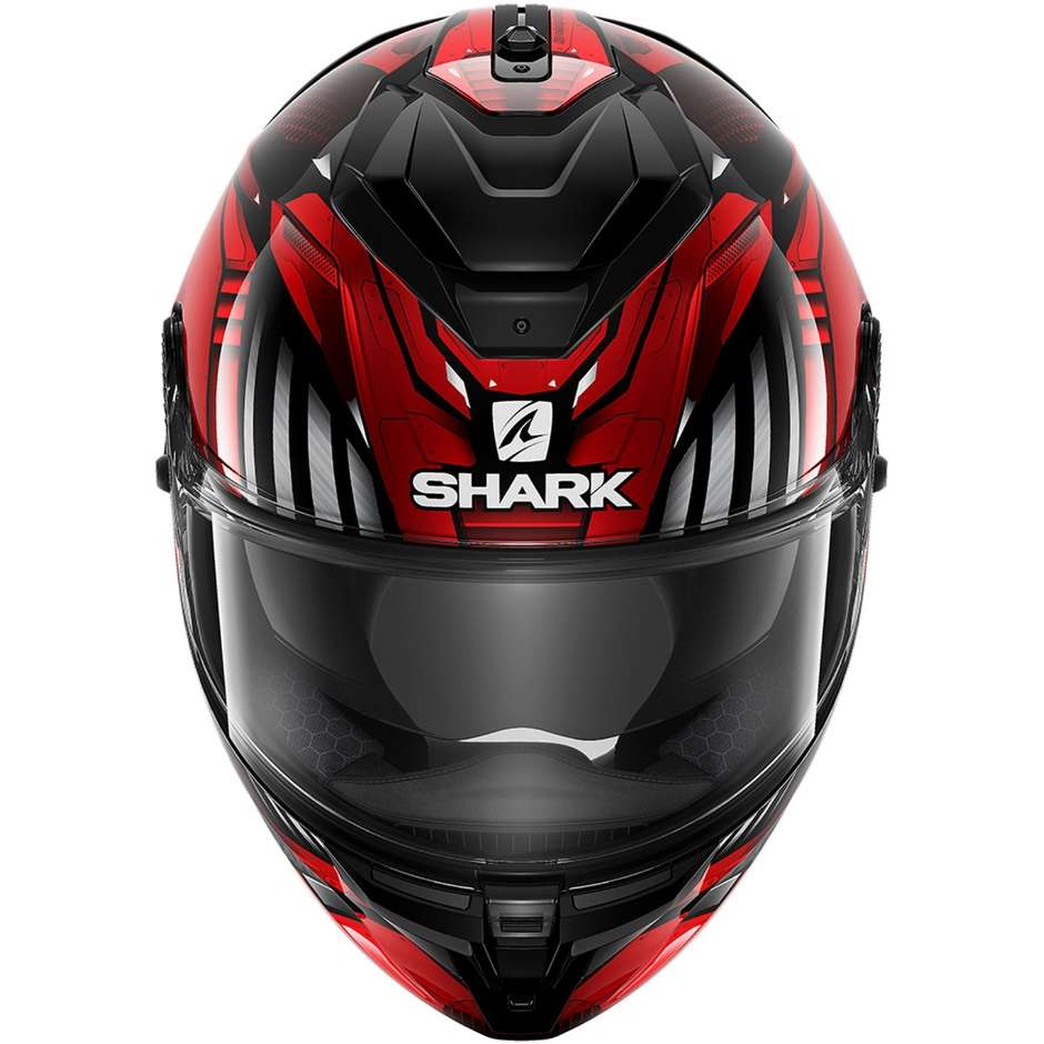Casque de moto intégral Shark SPARTAN GT BCL. MICR. REPLIKAN Noir Chrome Rouge