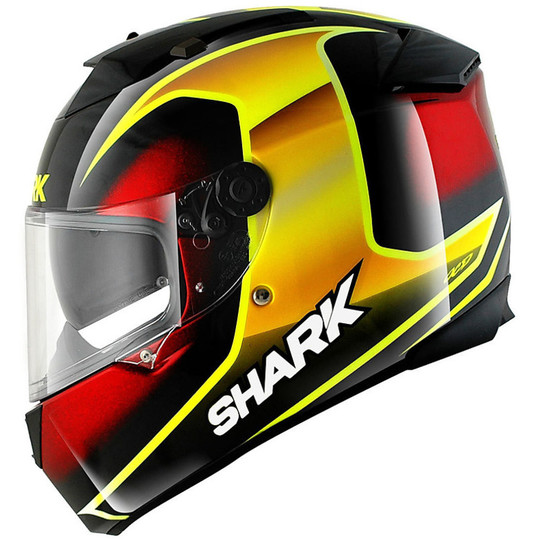 Casque de moto intégral Shark SPEED-R 2 STARQ Noir Rouge