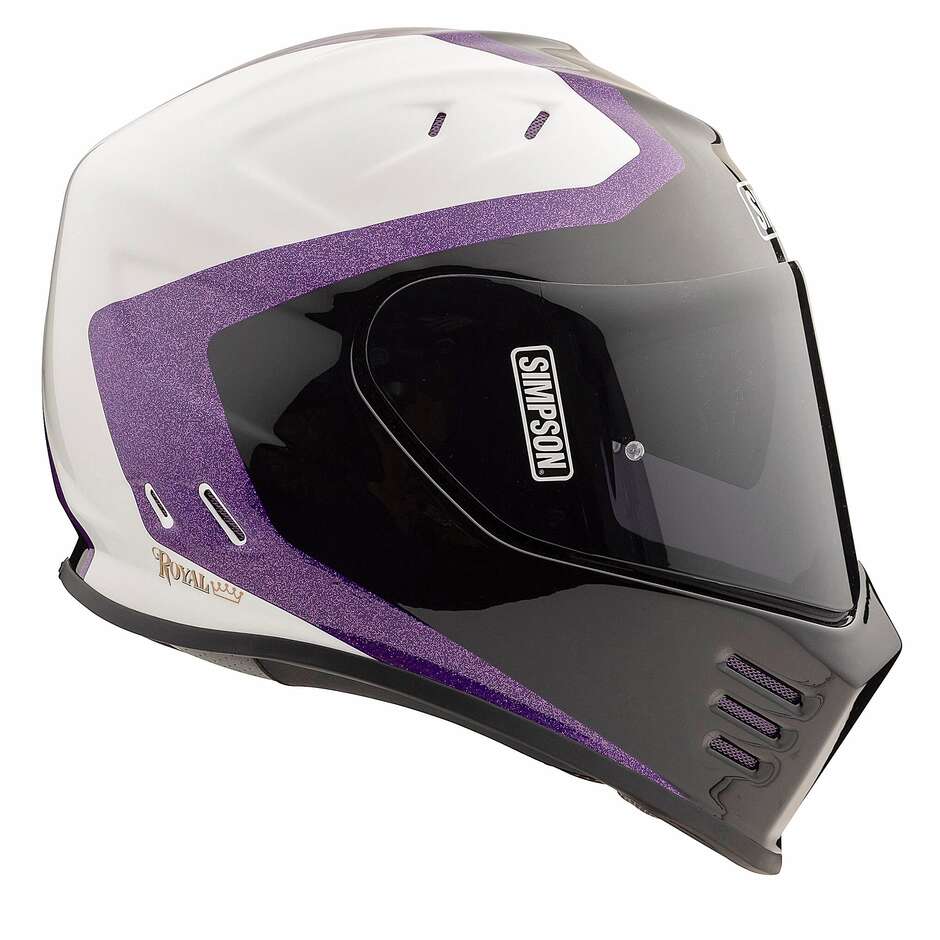Casque de moto intégral Simpson VENOM 22.06 F915 ROYAL