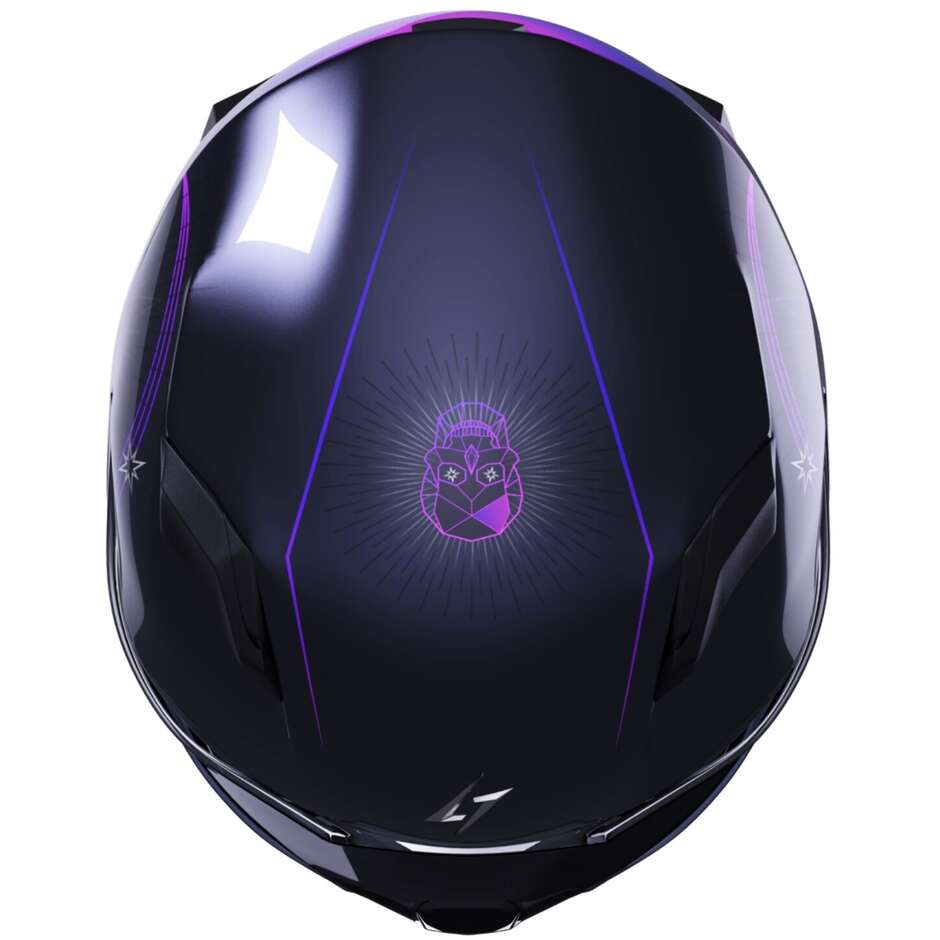 Casque de moto intégral Stormer WISE SKULL Pearly