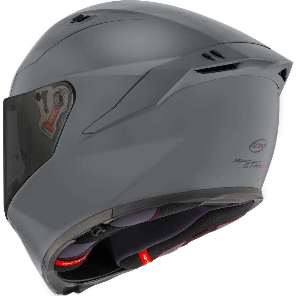 Casque de moto intégral Suomy SPEEDSTAR 2 PLAIN GRL gris