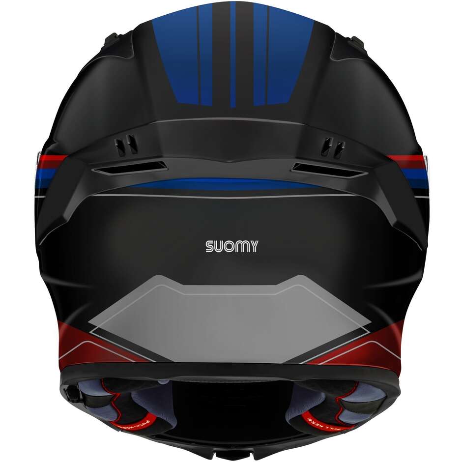 Casque de moto intégral Suomy SPEEDSTAR 2 VANTAGE Matt BLK bleu