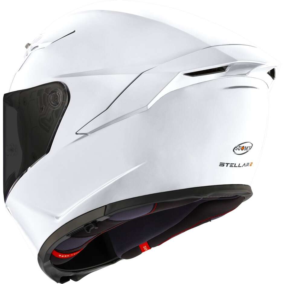 Casque de moto intégral Suomy STELLAR 2 PLAIN blanc