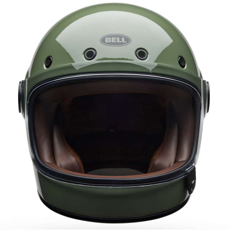 Casque de moto intégral vintage Bell BULLITT GT Olliva personnalisé