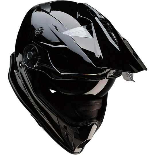 Casque de moto intégral Z1r All Road Range Dual Sport Glossy Black