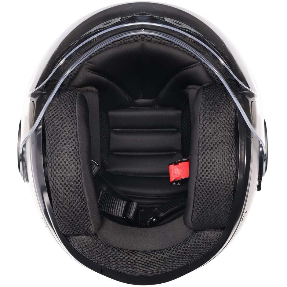 Casque de moto Jet AGV ETERES MONO Asphalt Gris Mat