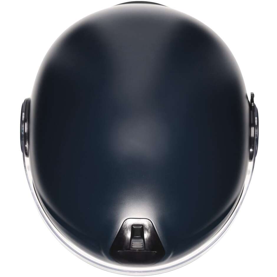 Casque de moto Jet AGV ETERES MONO Bleu sarcelle mat