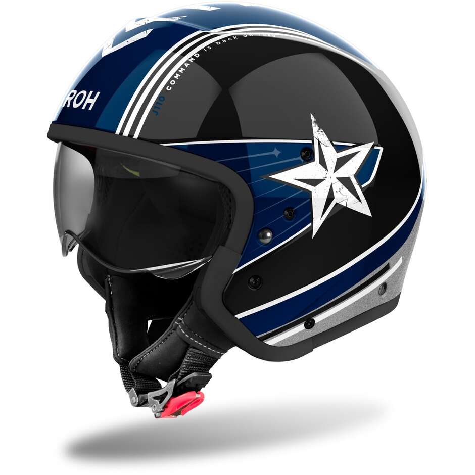 Airoh J110 COMMAND Octane Glänzender Jet-Motorradhelm
