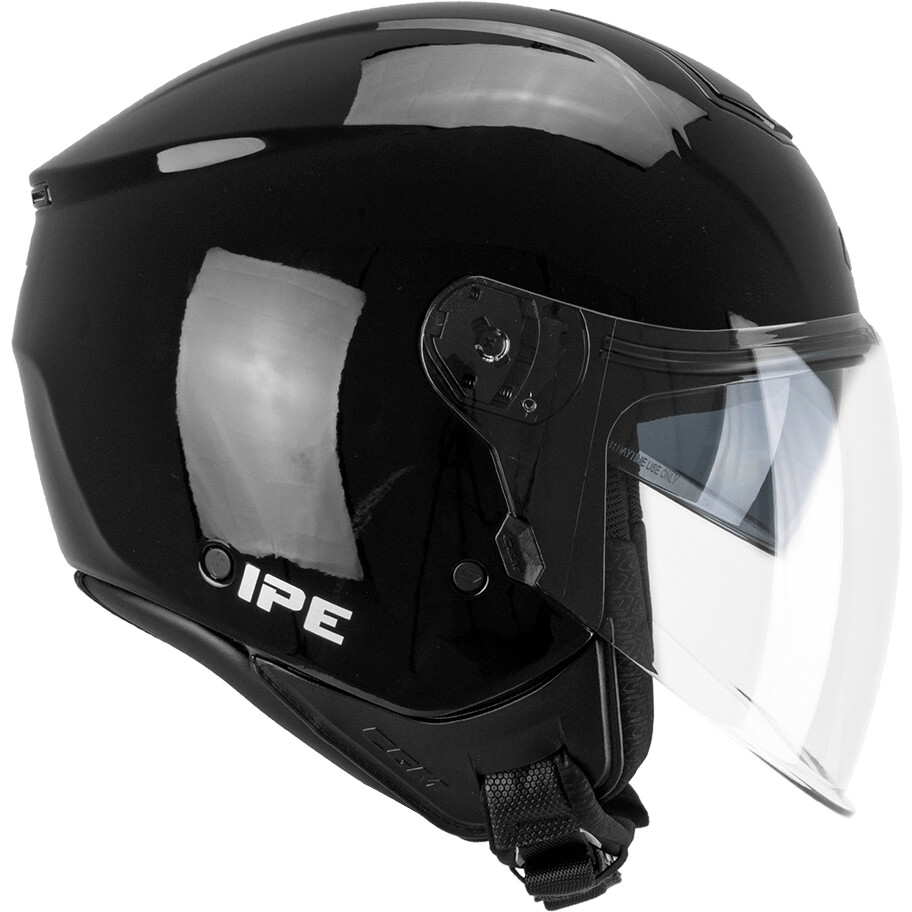 Casque de moto jet CGM 126A IPE MONO Noir