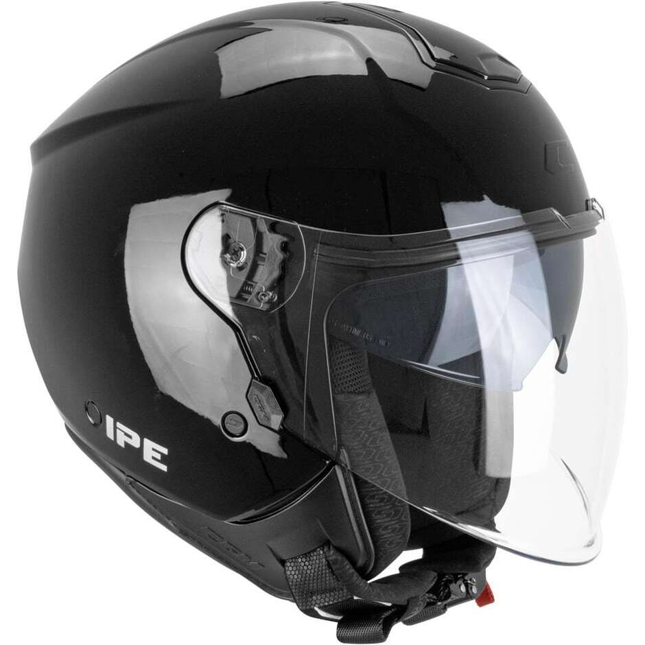 Casque de moto jet CGM 126A IPE MONO Noir