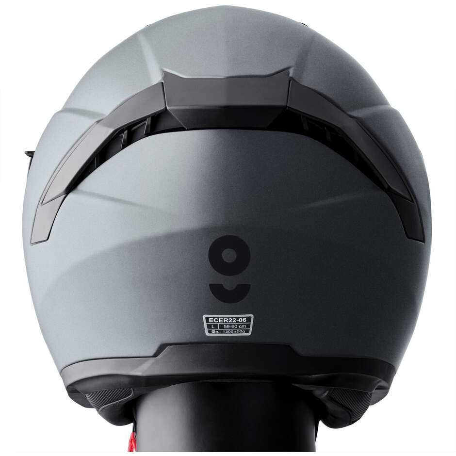Casque de moto Jet Gms Vectus Matt Titanium