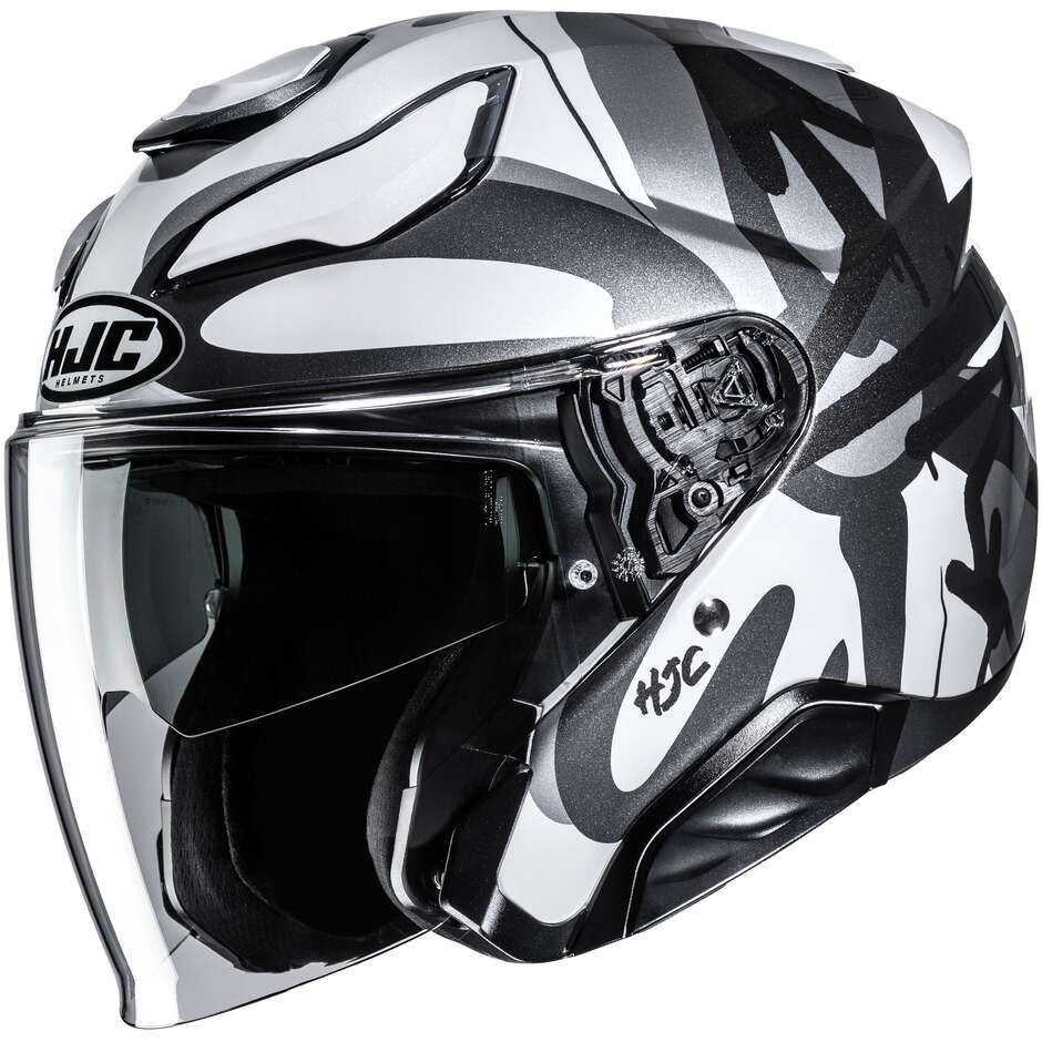 Casque de moto jet HJC F31 SORA MC5 Noir