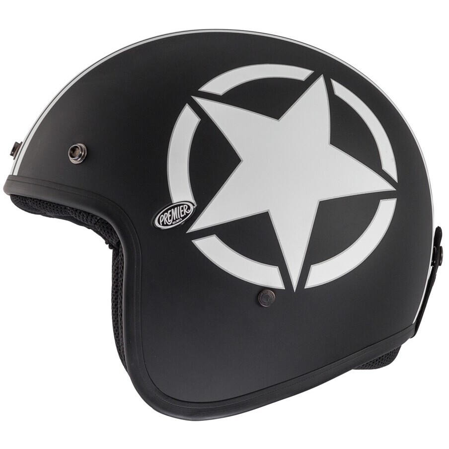 Casque de moto jet personnalisé Premier CLASSIC STAR 9 BM