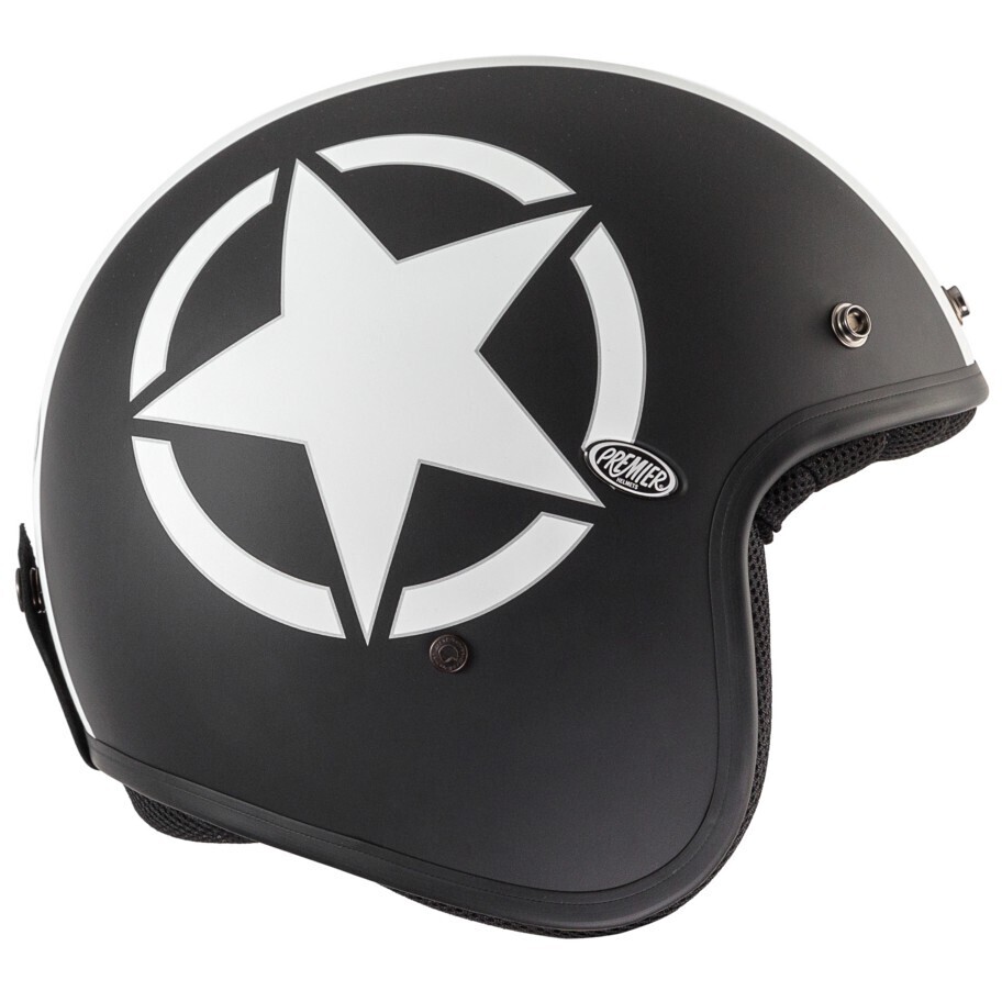 Casque de moto jet personnalisé Premier CLASSIC STAR 9 BM