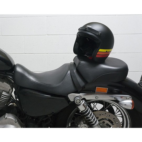 Casque de moto Jet personnalisé vintage en fibre Cgm 170 STRIKE noir mat