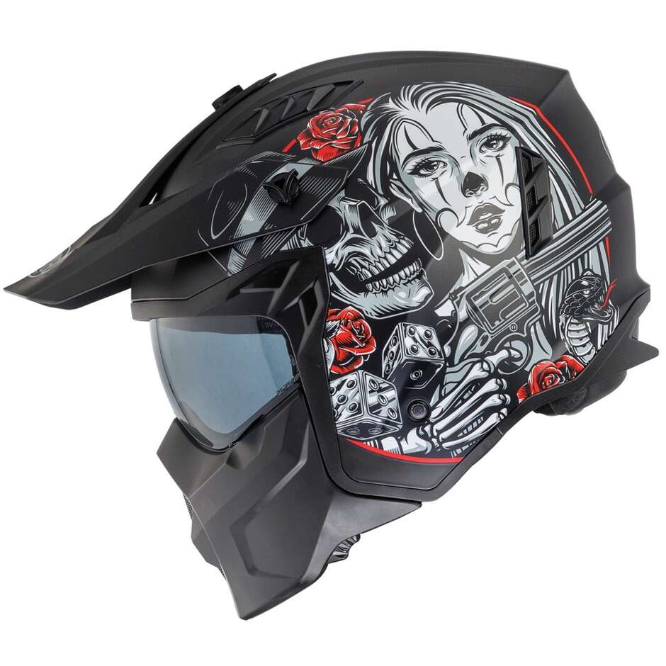 Casque de moto Jet Premier SUBVERTER DB9BM