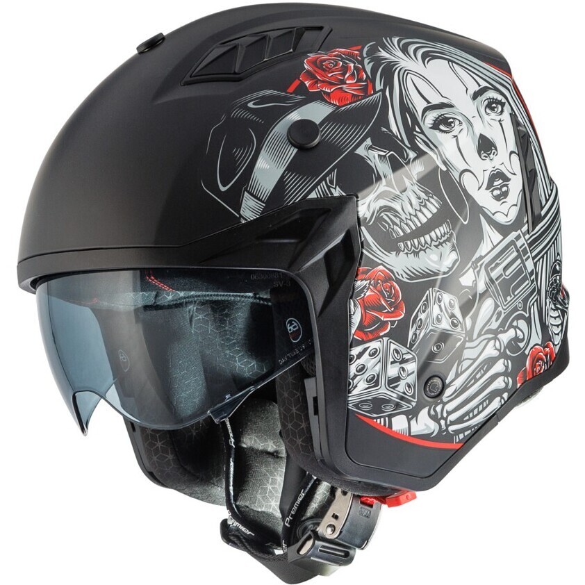 Casque de moto Jet Premier SUBVERTER DB9BM