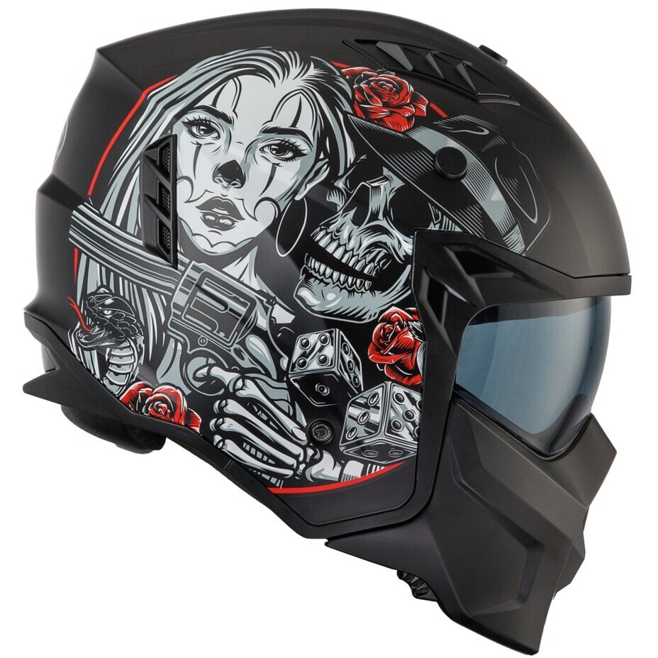 Casque de moto Jet Premier SUBVERTER DB9BM