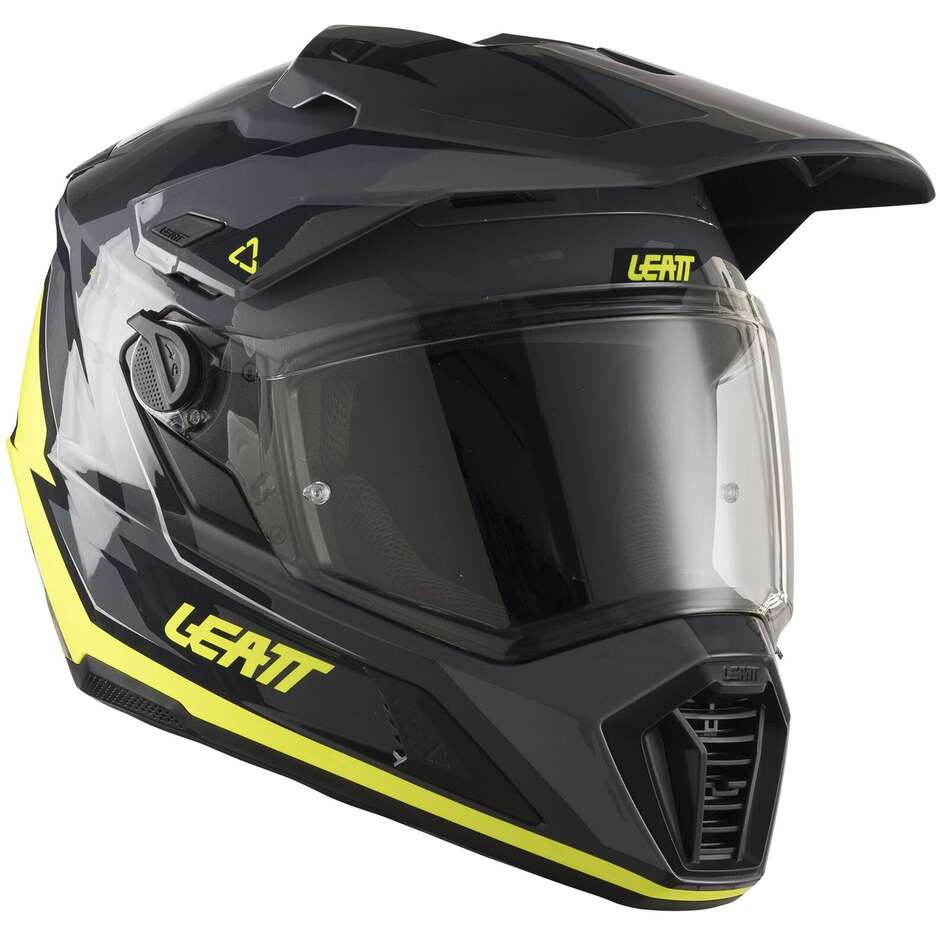Casque de moto KIT ADV 7.5 Leatt jaune fluo