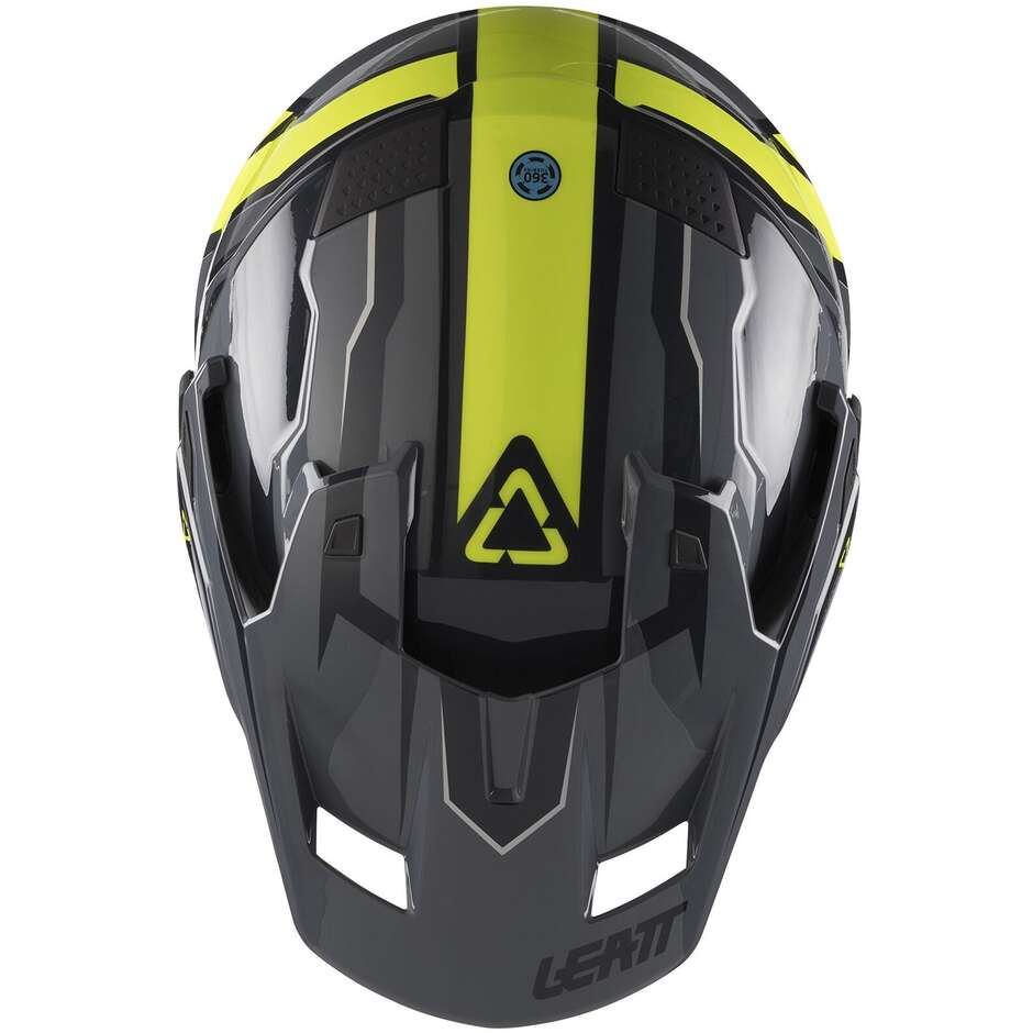 Casque de moto KIT ADV 7.5 Leatt jaune fluo