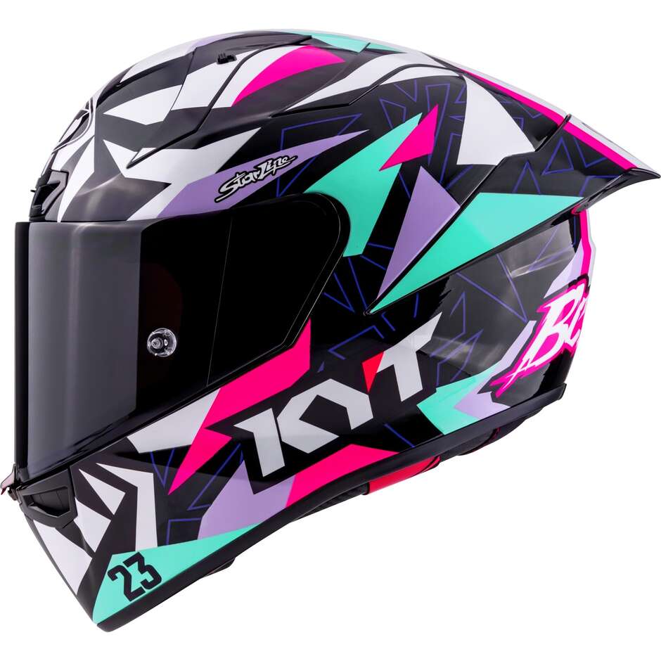 Casque de moto Kyt KX-1 Race GP Bastianini Replica 2025 FIM