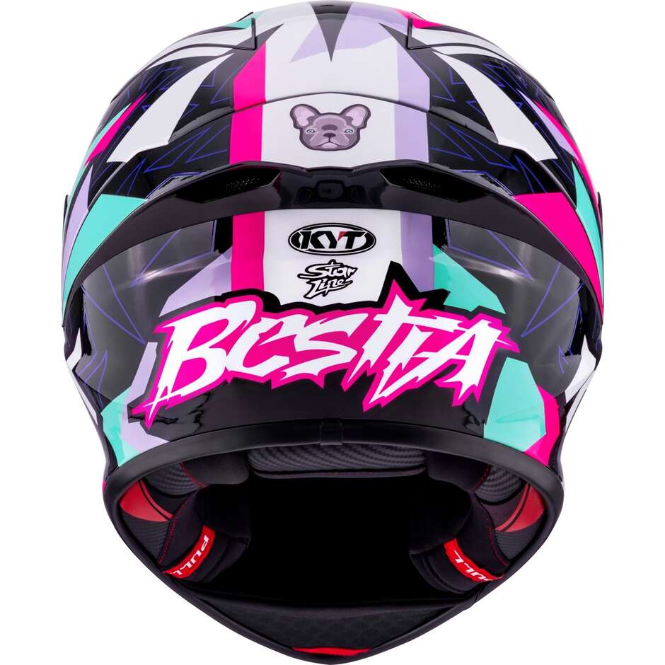 Casque de moto Kyt KX-1 Race GP Bastianini Replica 2025 FIM