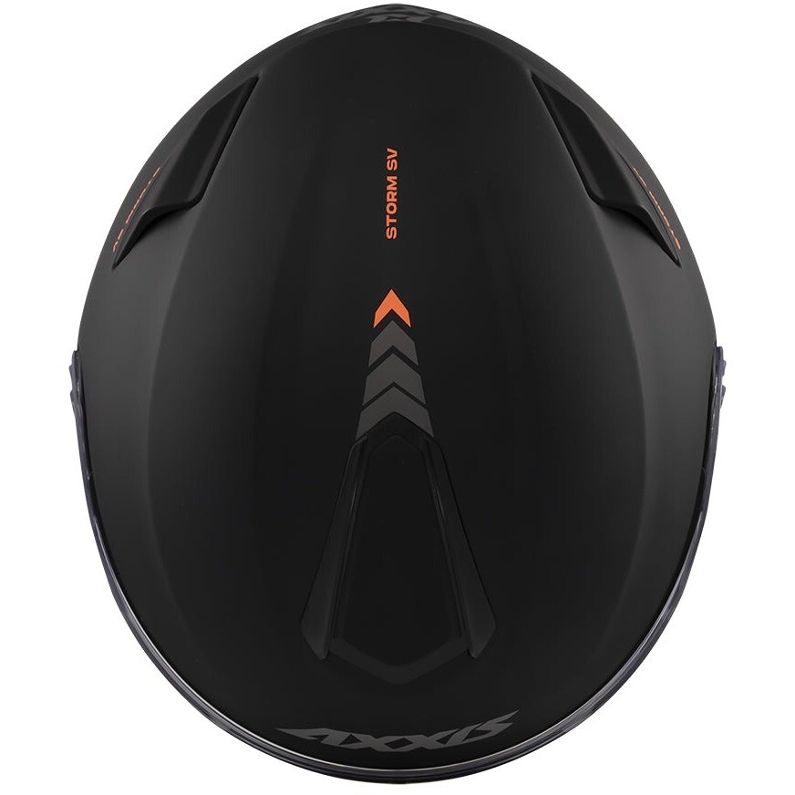 Casque de moto modulable Axxis FF938SV Storm S SV Solid A1 Noir mat