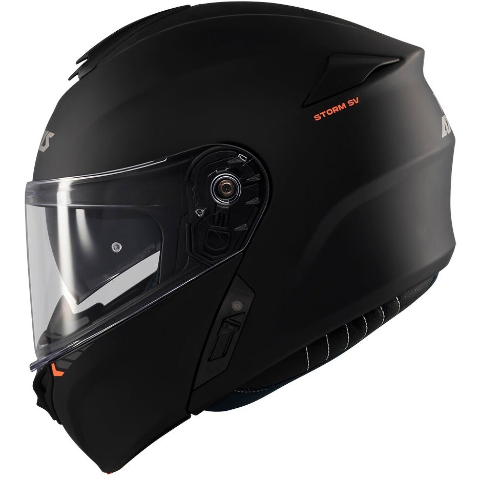 Casque de moto modulable Axxis FF938SV Storm S SV Solid A1 Noir mat