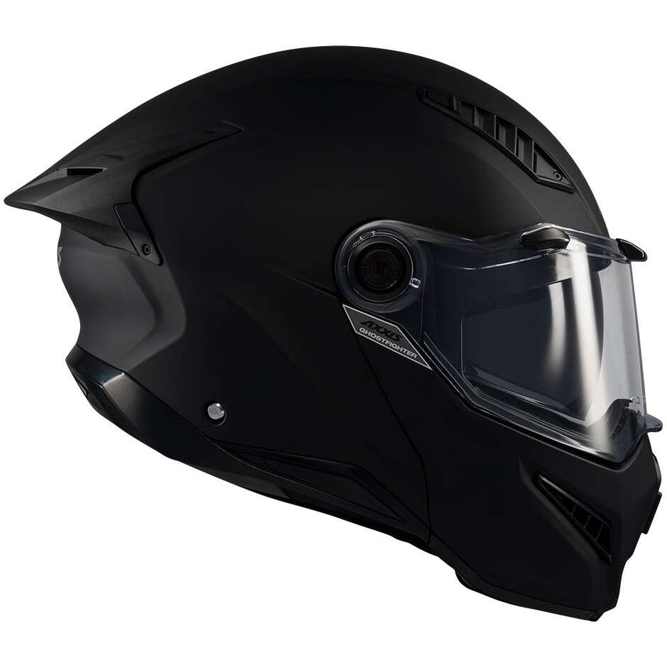 Casque de moto modulable Axxis FU409 SV Ghostfighter Solid A1 Noir mat