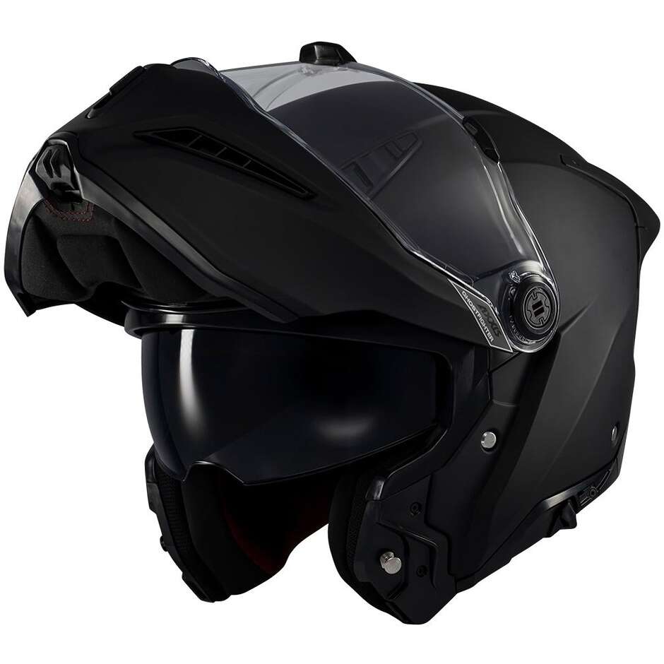 Casque de moto modulable Axxis FU409 SV Ghostfighter Solid A1 Noir mat