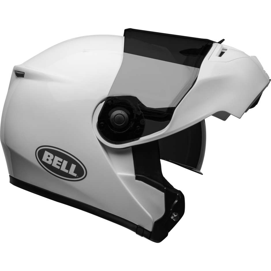 Casque de moto modulable Bell SRT MODULAR Blanc