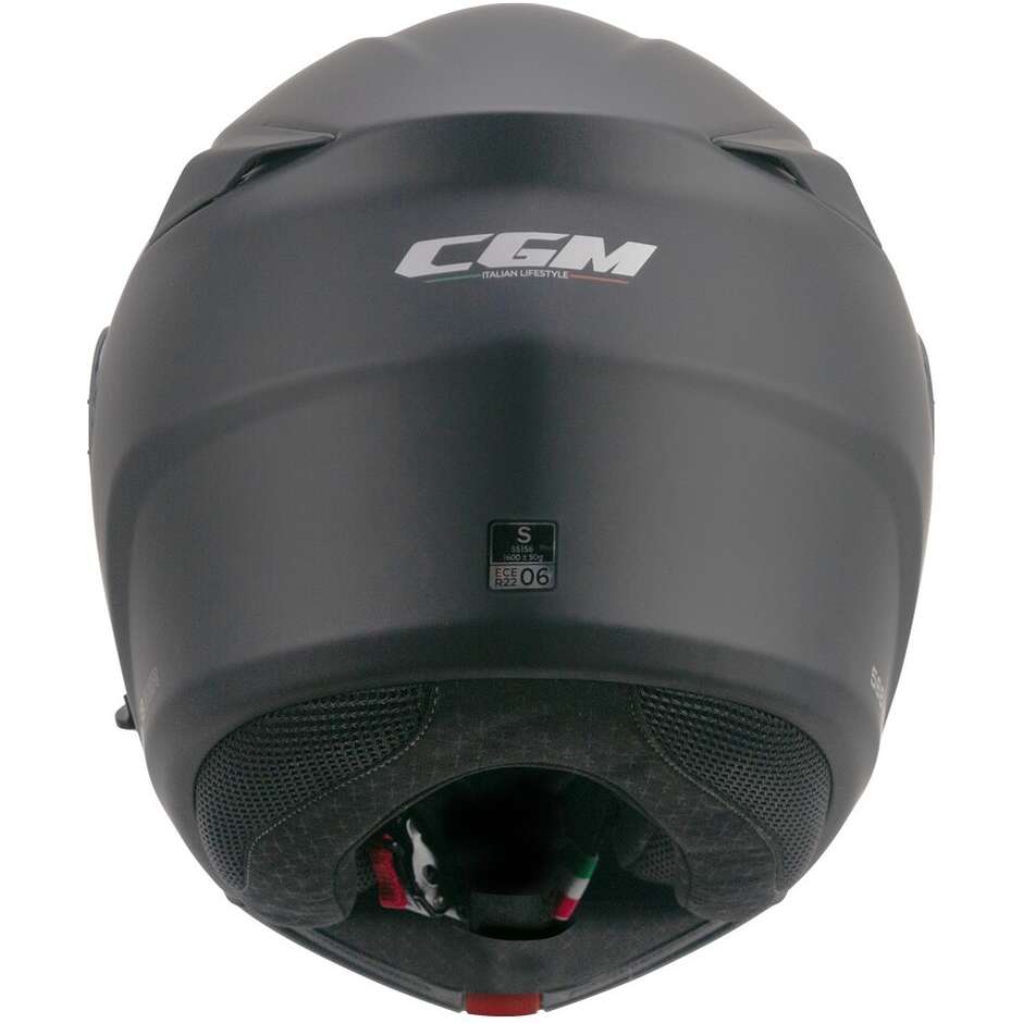Casque de moto modulable CGM 568A BER MONO Noir mat