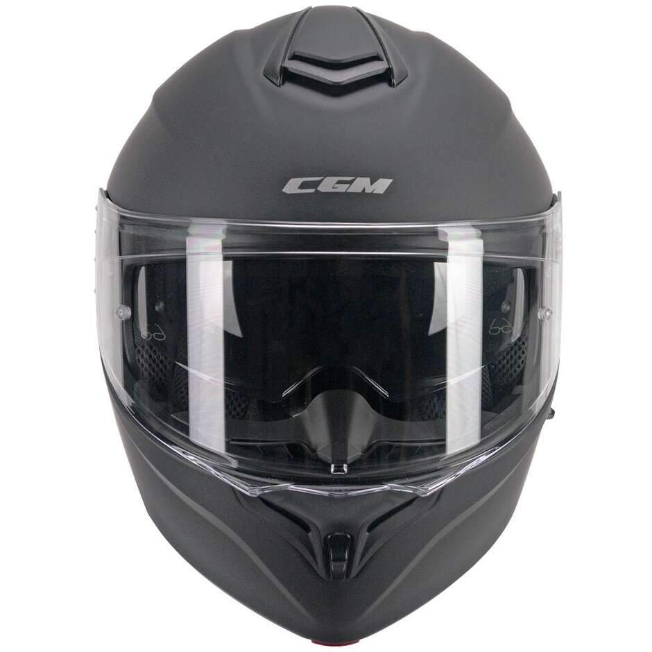 Casque de moto modulable CGM 568A BER MONO Noir mat