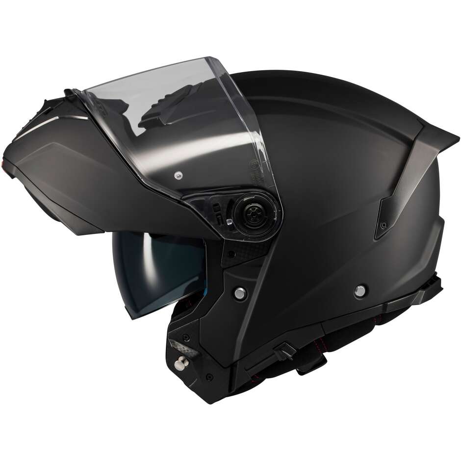 Casque de moto modulable MT Helmets ATOM 2 SV PURE A1 P/J Noir mat