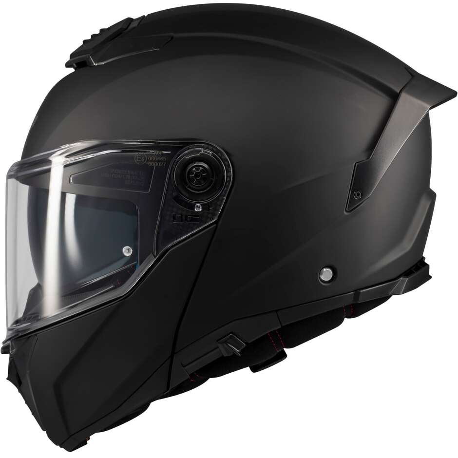 Casque de moto modulable MT Helmets ATOM 2 SV PURE A1 P/J Noir mat
