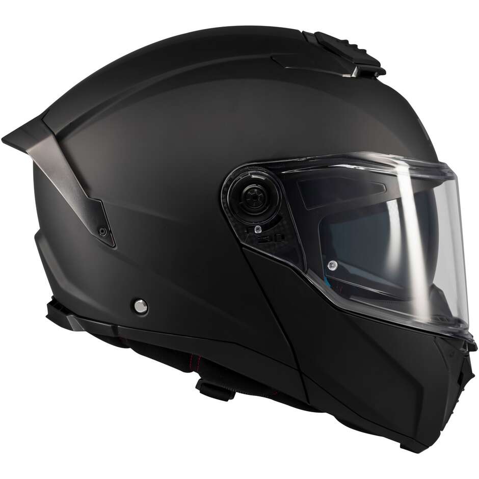 Casque de moto modulable MT Helmets ATOM 2 SV PURE A1 P/J Noir mat
