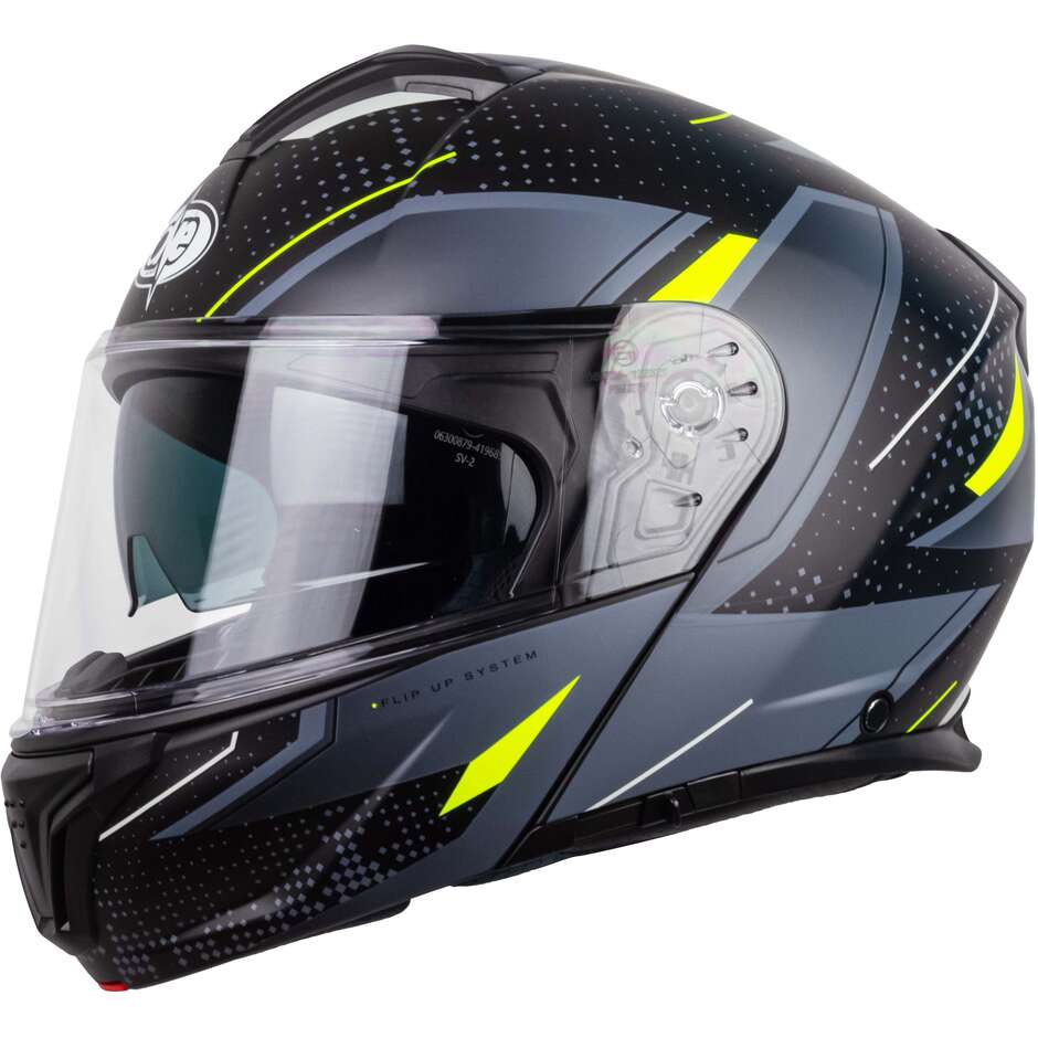Casque de moto modulable One Urban P/J 22.06 Fusion Jaune