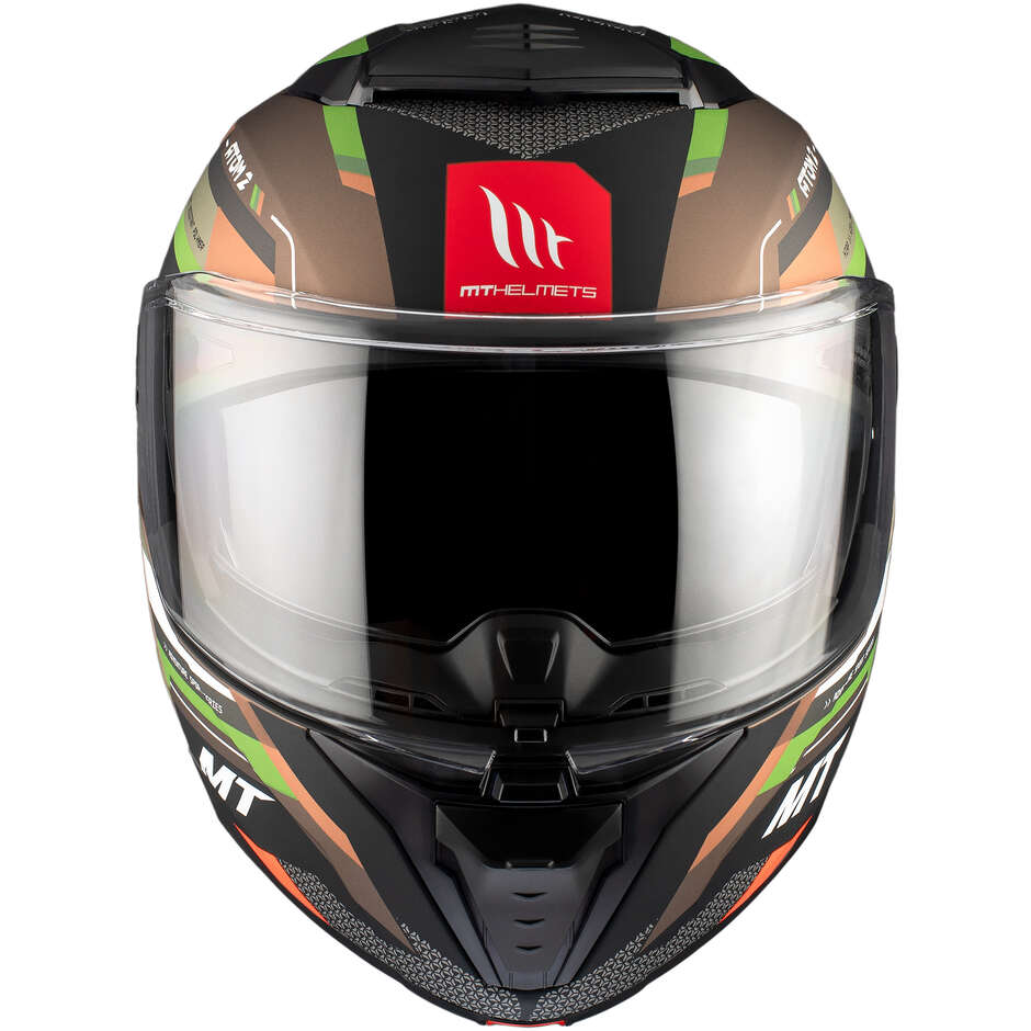 Casque de moto modulable P/J Mt Helmets ATOM 2 SV BAST A6 Mat