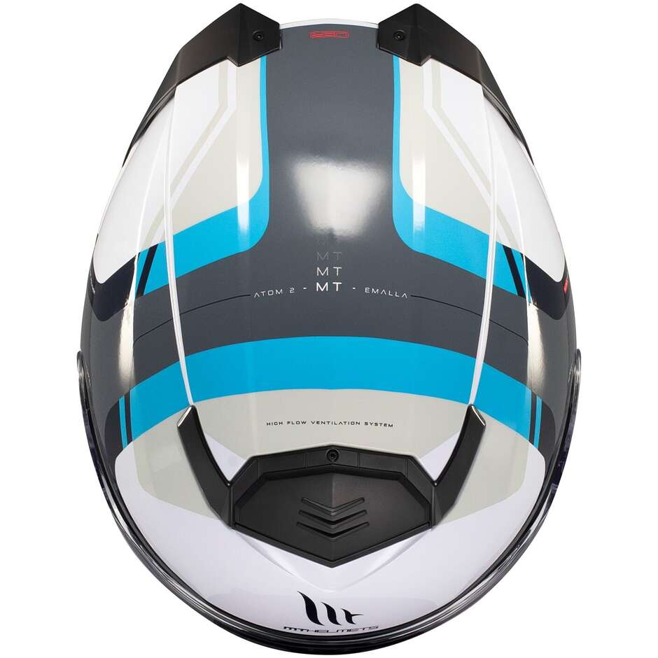 Casque de moto modulable P/J Mt Helmets ATOM 2 SV EMALLA C17 Mat