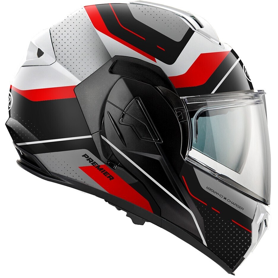 Casque de moto modulable P/J Premier X-CHARGER JU 8 BM