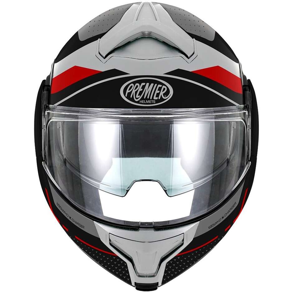Casque de moto modulable P/J Premier X-CHARGER JU 8 BM