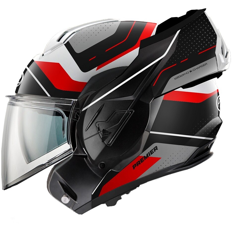 Casque de moto modulable P/J Premier X-CHARGER JU 8 BM