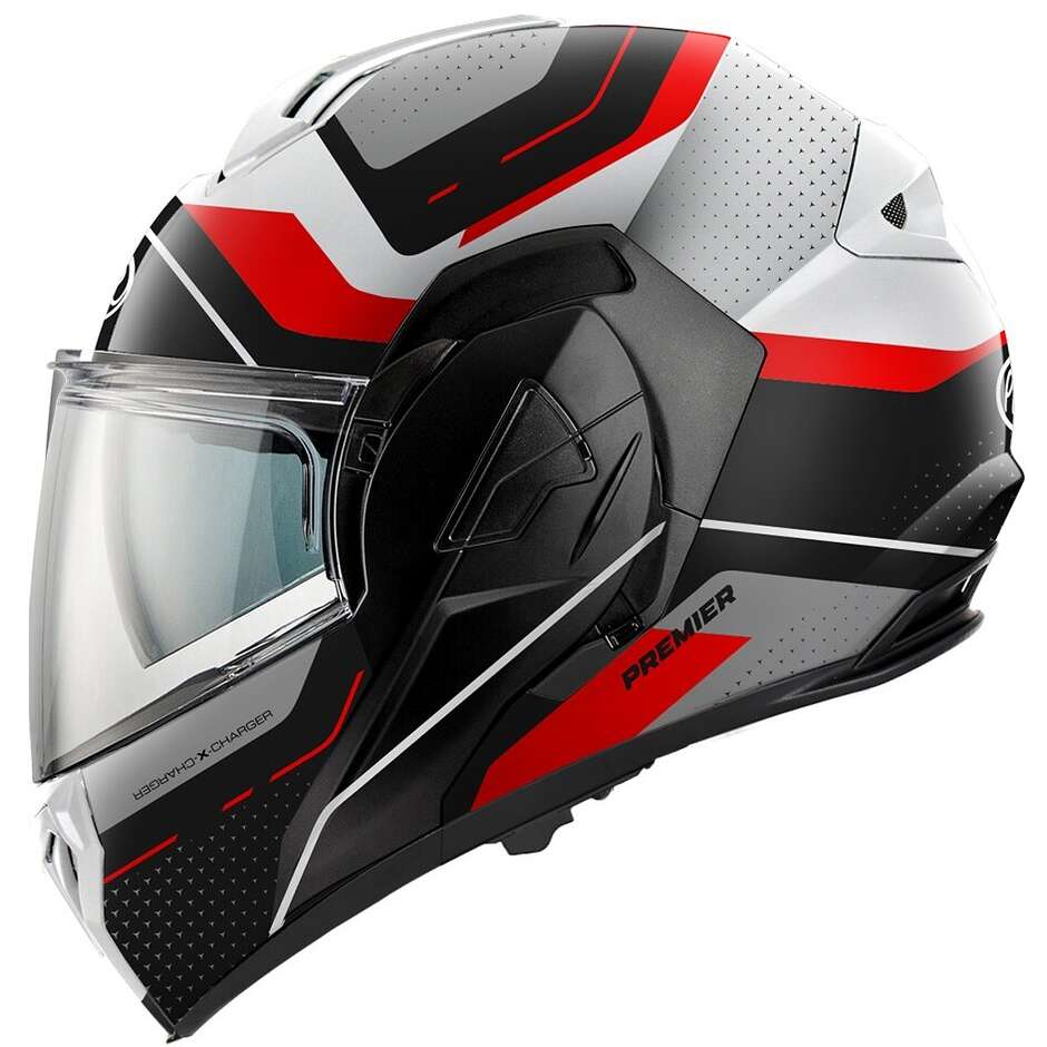 Casque de moto modulable P/J Premier X-CHARGER JU 8 BM