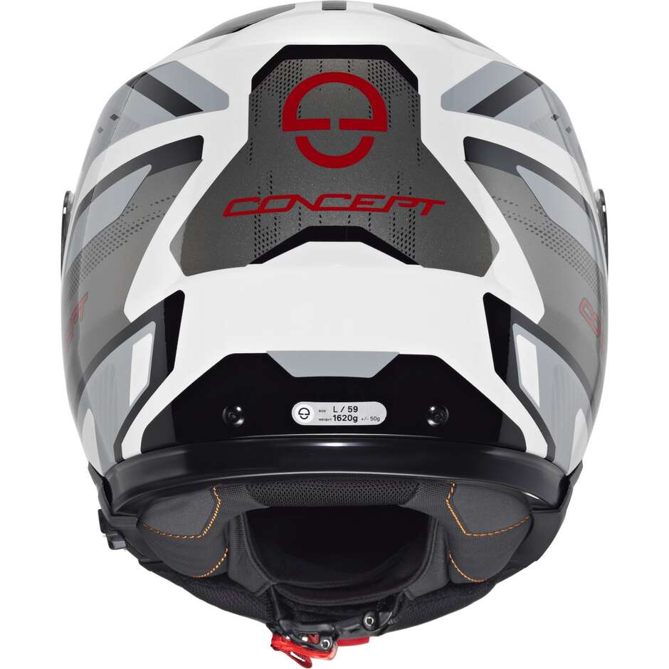 Casque de moto modulable P/J Schuberth CONCEPT KINETIC Argent