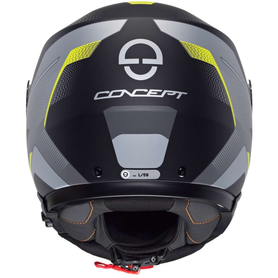 Casque de moto modulable P/J Schuberth CONCEPT TRACER Jaune