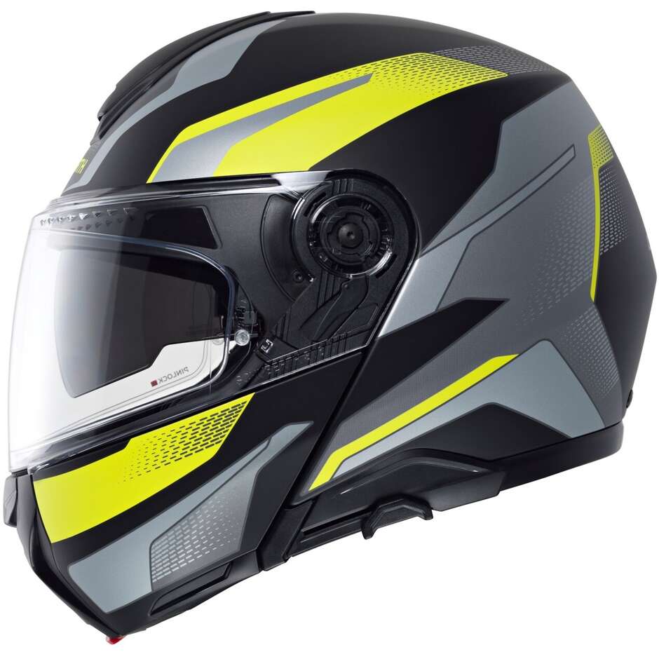 Casque de moto modulable P/J Schuberth CONCEPT TRACER Jaune