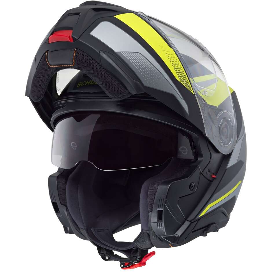 Casque de moto modulable P/J Schuberth CONCEPT TRACER Jaune